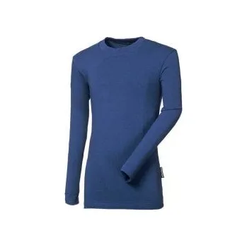 Chlapecké tričko Progress ORIGINAL dětské triko LS BAMBUS tm. modrá 140; Modrá triko