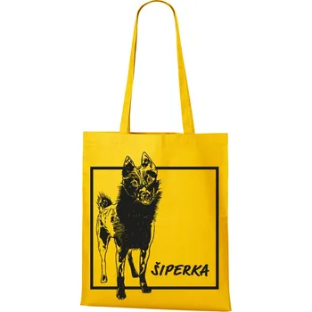 Plátěná taška Šiperka, Barva Žlutá, Velikost 40×45 cm, Canvas Nákupní taška Bezvatriko.cz 1192