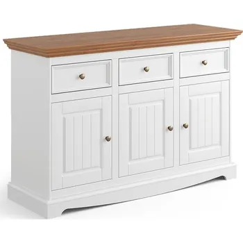 Komoda Komoda BELLUNO Elegante 3.3 z masivu bílá-dub