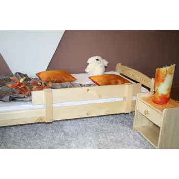 Dětská zábrana Univerzální ochranná bariérka z masivu 100 cm