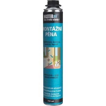 Montážní pěna MASTERsil pěna PU pistolová 750 ml nízkoexpanzní