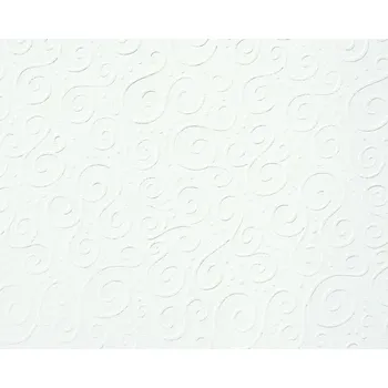 Barevný papír Heyda Karton s ražbou Milano A4 220 g - bílý