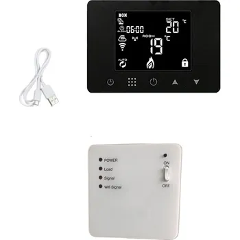 Termostat Bezdrátový Wi-Fi termostat WBWblack