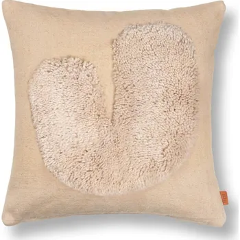 Dekorativní polštářek Ferm Living Polštář Lay Cushion, Sand/Off-white