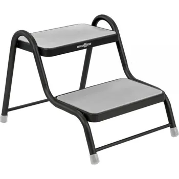 Schůdek Brunner Ocelový schůdek King Step Barva: Černá, Typ: 2-schůdky