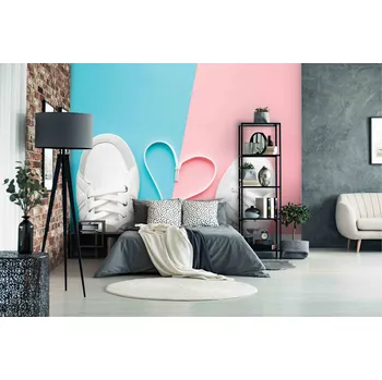 Tapeta Malvis ® Obrazová tapeta Růžová a modrá Vel. (šířka x výška): 144 x 105 cm