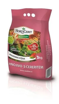 Hnojivo Rašelina Soběslav HortiCerit hnojivo s cereritem 3 kg