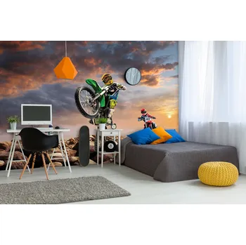 Tapeta Malvis ® Tapeta Off road motorkáři Vel. (šířka x výška): 144 x 105 cm