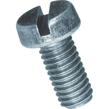 Spojovací materiál Šroub s drážkou DIN 84A válcová hlava M3,5x6 DIN 84 4.8 ZB