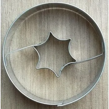 Vykrajovátko Vykrajovátko kolečko s hvězdičkou uvnitř 4,7 cm