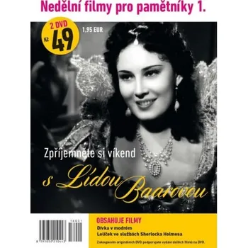 DVD film Nedělní filmy pro pamětníky 1. 2DVD (pošetka)