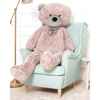 plyšák Plyšový medvěd Kvído 160 cm, šedý