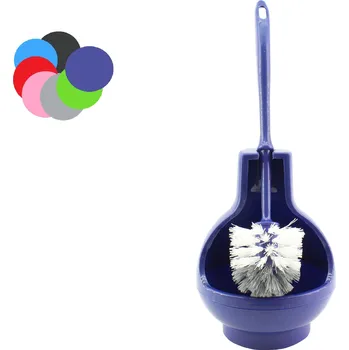 WC štětka WC souprava kulatá plast