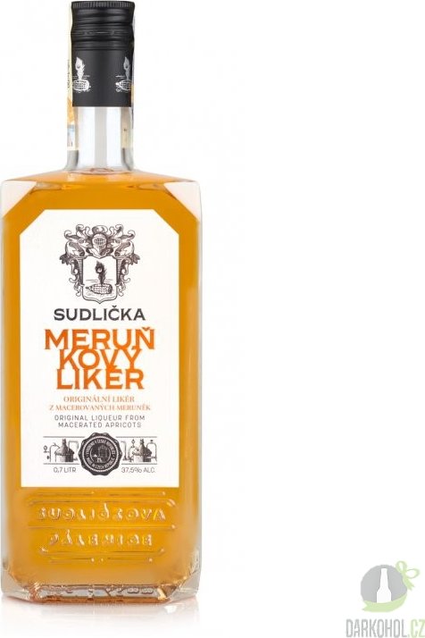 Sudlička Meruňkový likér 37,5% 0,7l