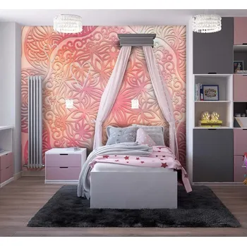 Tapeta Malvis ® Tapeta Mandala pastelová Vel. (šířka x výška): 504 x 310 cm