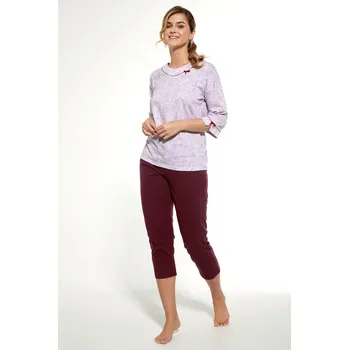 Dámské pyžamo Cornette pyžamo dámské 732/312 Stella - fialová, M (Bavlněné pyžamo dámské)