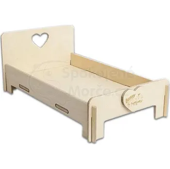 BunnyNature Dřevěná postýlka "NAP TIME BED"