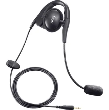 Sluchátka Sluchátko na ucho s pružným mikrofonem pro vysílačky Icom