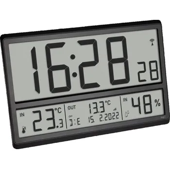 TFA 60.4523.01 - Nástěnné hodiny s vnitřní teplotou/vlhkostí a vnější teplotou