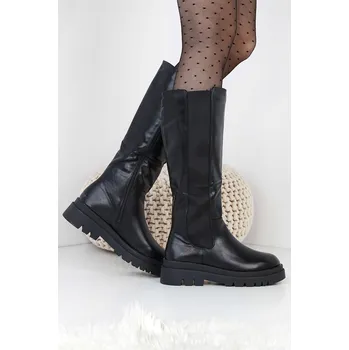 Dámské kozačky Balada Vysoké kozačky W186-1B Velikost: 36