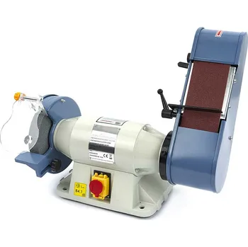 stolní bruska Kombinovaná bruska s 200 mm kotoučem a naklápěcím brusným pásem, 900 W, 35 kg (TrueTech)