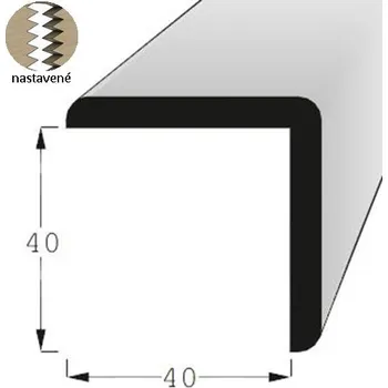 Stropní lišta Rohová lišta - R 4040 SM /240 nast.