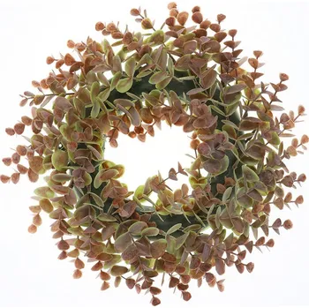 Věnec Autronic SG6075-BRN eukalyptový věnec hnědý
