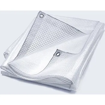 Plachta zakrývací 150 g průhledná 3 x 2 m Fólie na fóliovník Plachta zakrývací 150 g průhledná 3 x 2 m
