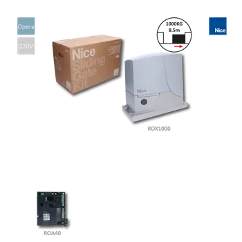 Pohon brány Pohony Nice ROX1000 pohon pro posuvnou bránu do 1000 kg