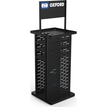 Prezentační stojan v podobě ostrůvku umístitelného do prostoru prodejen, OXFORD (ŠxHLxV = 554x554x1617 mm)