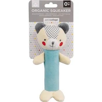 Petit Collage Chrastítko pískací medvídek