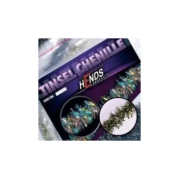 Hends Tinsel Chenille Peacock/Brass 6mm