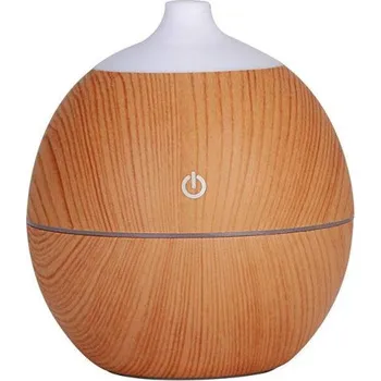 Aroma difuzér Hütermann W37 aroma difuzér 130ml světlé dřevo - ultrazvukový, 3 LED barvy