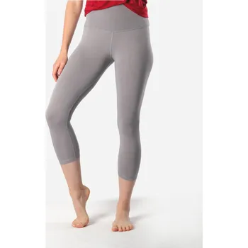 Tříčtvrteční bambusové legíny na jógu Sita Grey - XS