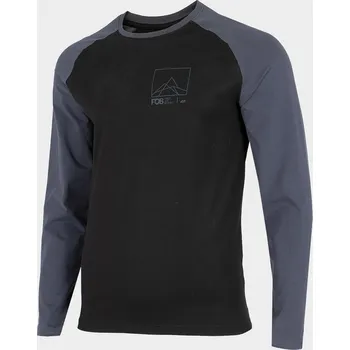 Pánské tričko 4F H4Z22-TSML011 DEEP BLACK Pánské triko US S