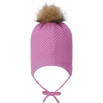 Čepice Dětská zimní čepice Reima Murmeli - Cold Pink velikost 48 cm
