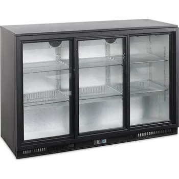 Lednice TEFCOLD BA 30 S-3 - Minibar, prosklené posuvné dveře