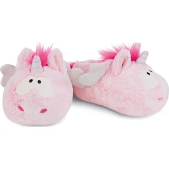 plyšák NICI papuče Jednorožec Harmony, růžové, vel. 34-37