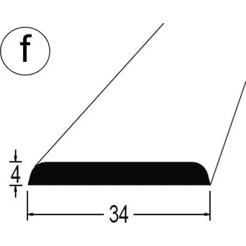 Stropní lišta Krycí lišta - K 3404 fbílá /240