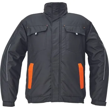 Cerva Max Vivi Pánská zimní bunda 03320017 černá/oranžová L