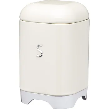 Dóza na potraviny Kitchen Craft, Anglie Kitchen Craft - Kovová dóza na cukr Lovello krémová - 11*11*19 cm Barva: krémová, Velikost: 11x11x19