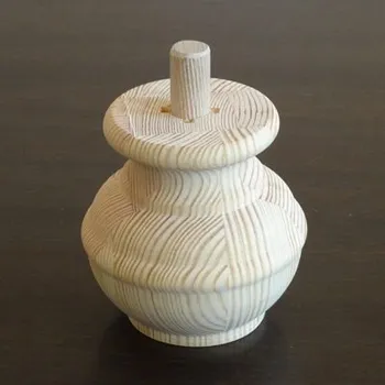 Nábytkové kování Spalensky Soustružená nábytková noha - Kluzák K1 95 x 95 x 95 mm