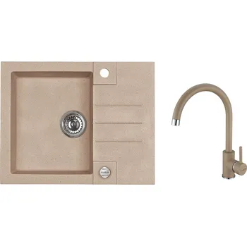 Granitový dřez ALVEUS CZ SET ALVEUS ROCK 30/55 + BATERIE ROXA 55