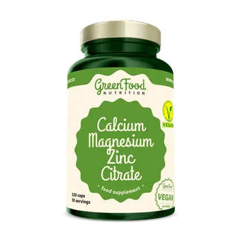 GreenFood Nutrition Calcium Magnesium Zinc Citrate 120 tob.
