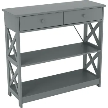 Tempo Kondela Konzolový stolek, šedá, LOMIR