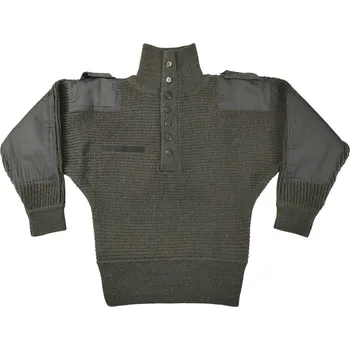 Pánský svetr MILTEC Svetr vlněný rakouský zelený Alpin Jumper Olive Drab Mil-Tec® Velikost: 52/M