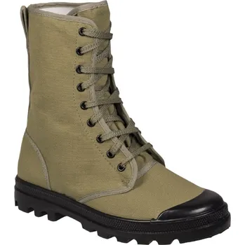 Těžké boty MILTEC Boty plátěné Commando 9 dírkové Francie Mil-Tec® Oliv Velikost: 44EU / 10 UK