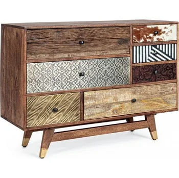 Komoda BIZZOTTO komoda DHAVAL se 7 zásuvkami 80x114 cm 0746786