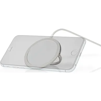 Nedis WCHAQM250SI bezdrátová nabíječka 15 W QI, USB-C, stojánek