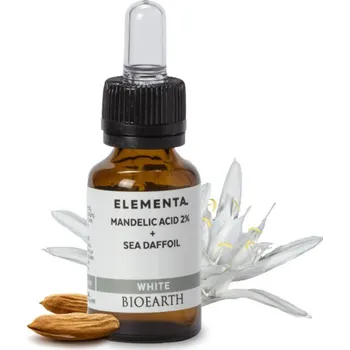 Pleťové sérum BIOEARTH Elementa sérum: Kys. mandlová 2% + mořský narcis 15ml